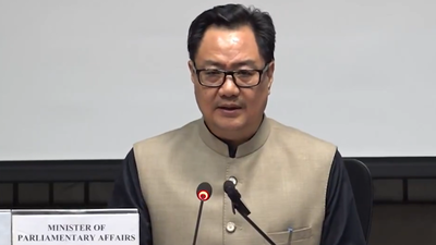 'Shouldn't be considered failure of govt ...': Rijiju on women's reservation bill not clearing LS