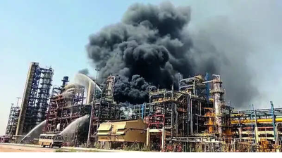 Fire Erupts At Rajasthan's HPCL Refinery Ahead Of PM Modi's Launch Event