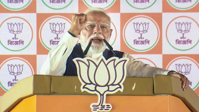 'TMC IS FINISHED': Modi Targets Mamata, As Record Turnout Marks Phase 1 Bengal Polls | Watch