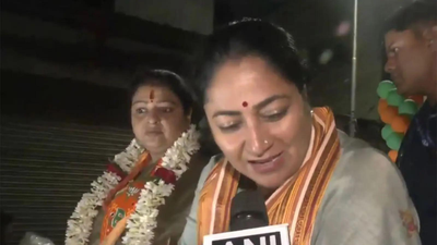 Photo credit: ANI 'TMC goons switched off lights during BJP roadshow': Delhi CM Rekha Gupta ahead of West Bengal polls