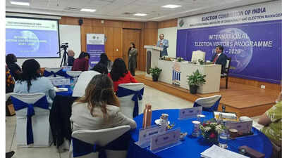 ECI flags off Phase-II of International Election Visitors' Programme Delegates from 17 countries to witness West Bengal, Tamil Nadu polling under ECI programme