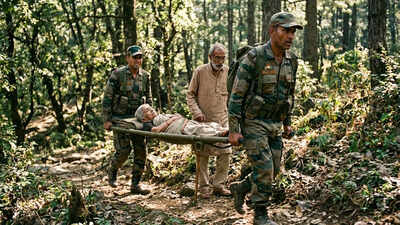 <p>Army rescues ailing woman in a hilly village Chill | Representative image (AI generated)</p> Army rescues ailing woman from remote Jammu village on hills; carries her on stretcher for 3 hours