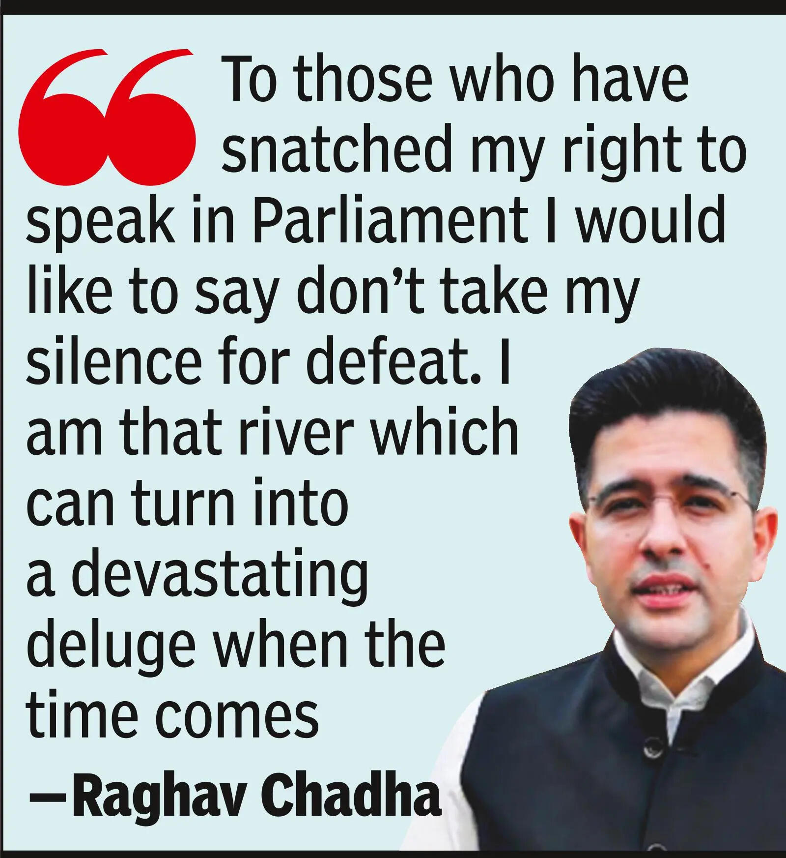 Won’t be cowed, says Raghav, AAP brass says he indulged in ‘soft PR’