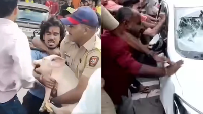 CPI(M) Workers Attack ED Vehicle In Kerala During Massive Protest Over CMRL Raids