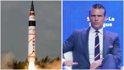 ‘Not pointing fingers…’: Pete Hegseth’s witty reply to Pak journo over India’s AGNI-6 ICBM | Watch ‘Not pointing fingers…’: Pete Hegseth’s witty reply to Pak journo over India’s AGNI-6 ICBM | Watch
