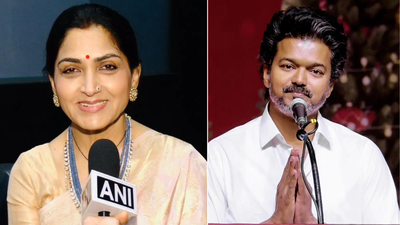 'He should lead': BJP state vice president Khushbu Sundar backs TVK chief Vijay for CM