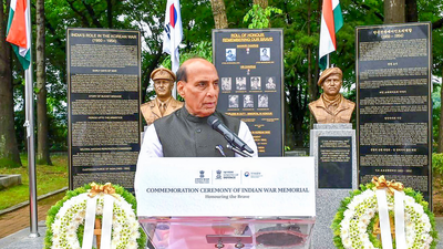 . Rajnath inaugurates Indian War Memorial in Seoul, calls it a 'fitting tribute to Indian troops' valour, sacrifice during Korean War