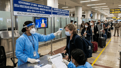 - Ebola scare: Man from Congo, 3 others isolated in Ahmedabad; samples sent for testing