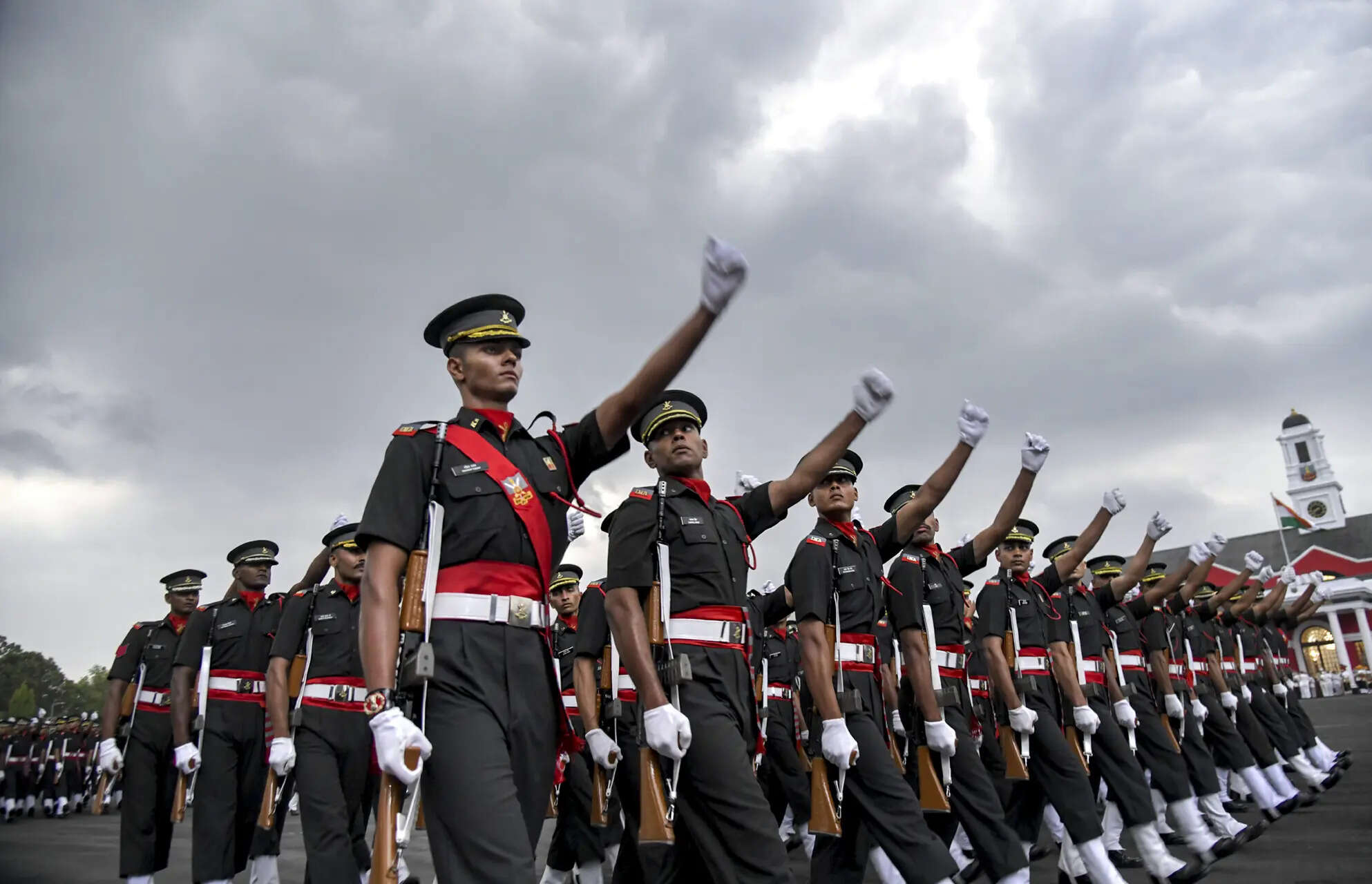 Commandant's Parade at IMA