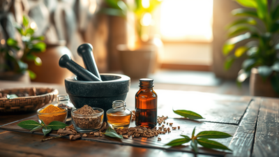 AI-generated representative image India plans global Ayurveda push to move beyond wellness image