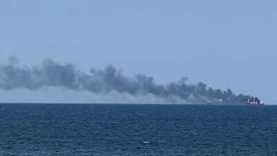 Black Sea In Flames; Russia's AI-Powered Drones Wreak Havoc On Ukrainian Ports, Cargo Ships Black Sea In Flames; Russia's AI-Powered Drones Wreak Havoc On Ukrainian Ports, Cargo Ships