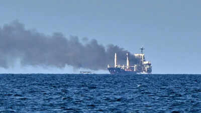 Black Sea In Flames; Russia's AI-Powered Drones Wreak Havoc On Ukrainian Ports, Cargo Ships Black Sea In Flames; Russia's AI-Powered Drones Wreak Havoc On Ukrainian Ports, Cargo Ships
