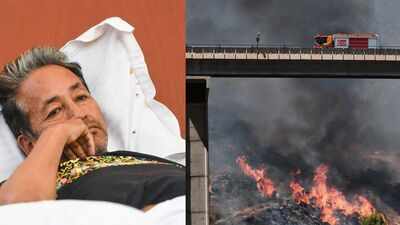 Sonam Wangchuk; Spain wildfires Evening newswrap: HC rejects wife's plea to move Sonam Wangchuk to private hospital; Spain's largest wildfire burns 16,000 hectares, and more