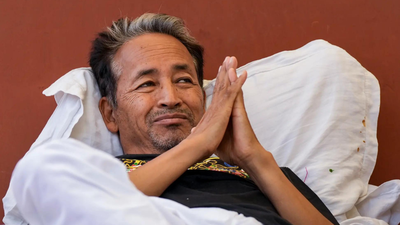 Activist Sonam Wangchuk (PTI photo) Delhi HC orders immediate transfer of Sonam Wangchuk to Medanta Hospital