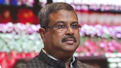 Senior BJP leader Dharmendra Pradhan (PTI file photo) 'Fictional, unfounded': BJP dismisses report of portfolio change offer to Dharmendra Pradhan