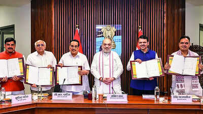 4 states ink pact on decades-long Narmada project payment dispute