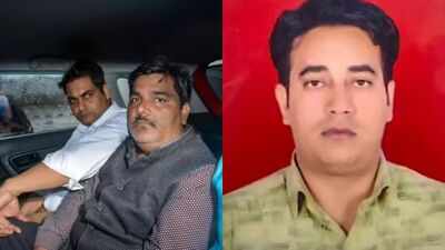 A special court convicted Tahir Hussain and four others for the brutal murder of IB officer Ankit Sharma (R). 'Ankit Sharma died with 51 injuries': Death penalty sought for Tahir Hussain in 2020 Delhi riots case