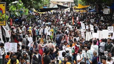 According to the hospital, the patient was brought to the emergency department in a critical condition and was immediately resuscitated before being shifted to the Intensive Care Unit (ICU) Woman injured during NEET protest discharged from RML after 10 days
