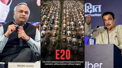 Priyank Kharge demands E20 rollback (ANI images) 'Ethanol experiment on 3.6 crore Indians': Priyank Kharge slams Centre over ‘results by next year' remark