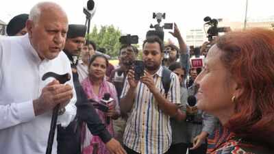 Farooq Abdullah meets Wangchuk’s wife, wishes him good health