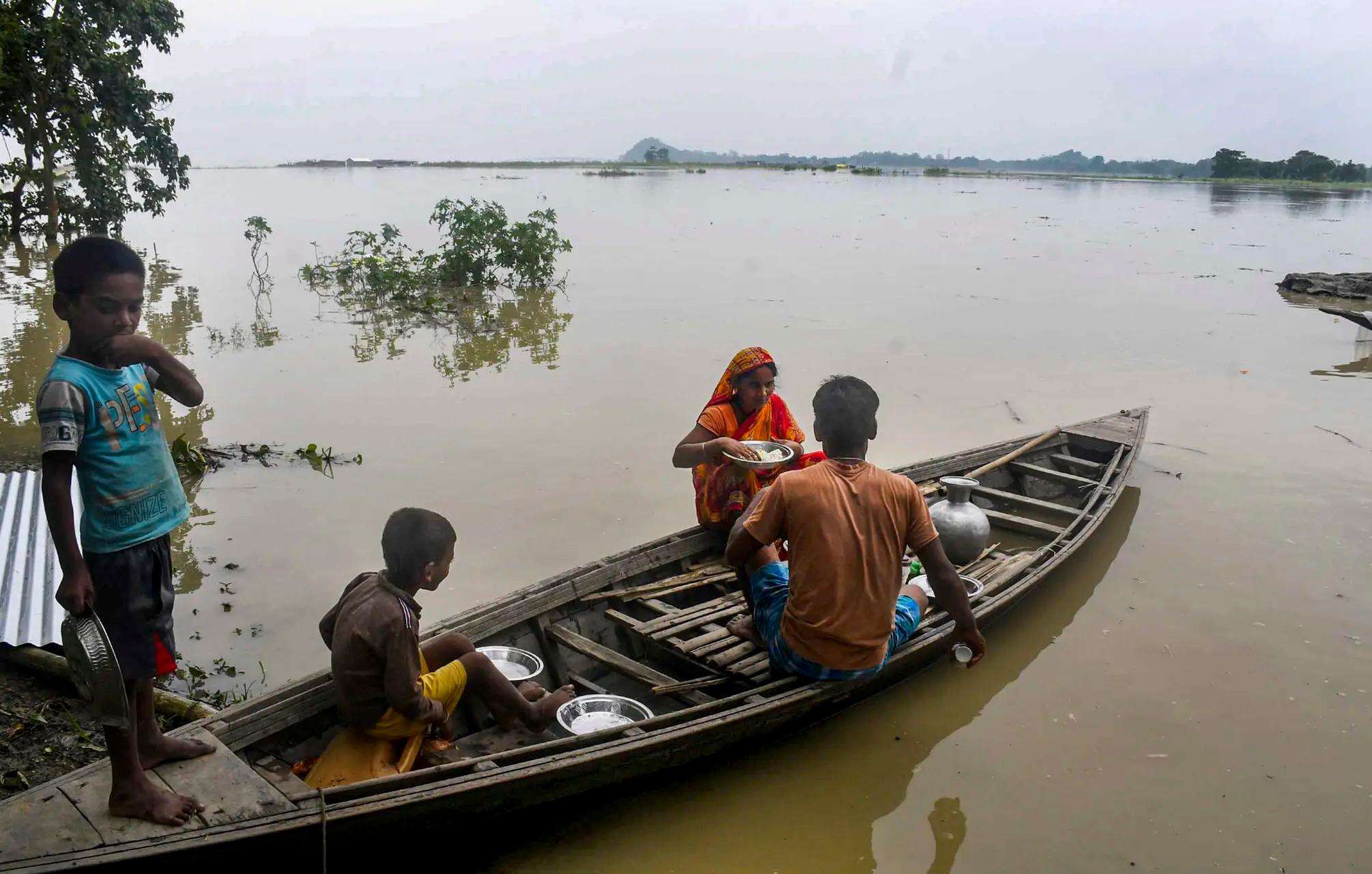 Flood in Assam (PTI)