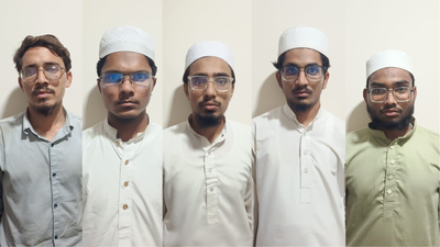 Bilal Abidbhai Shera, Mohammad Ayub Kadiwala alias Mohammed Khadiyasan, Mohammad Palanpuri alias Khali Ayub Sunsara, Shafia Rais Mukhti alias Shafi Chapi and Mohammad Hasan Kardia alias Hasan Haidarpuri, were arrested from Khadiyal village in Siddhpur taluka Gujarat ATS widens JeM crackdown, arrests 5 more in terror module probe