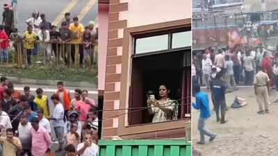 Mahua Moitra names 16 BJP workers over mob attack and 4-hour 'siege', alleges police stood by Mahua Moitra names 16 'BJP goons' over mob attack, alleges police watched as eggs were hurled