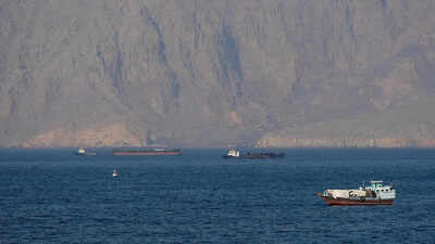 File photo: Tankers and other vessels in the Strait of Hormuz (Picture credit: Reuters) One Indian crew member killed, 6 injured after Iran strikes UAE tankers in Strait of Hormuz
