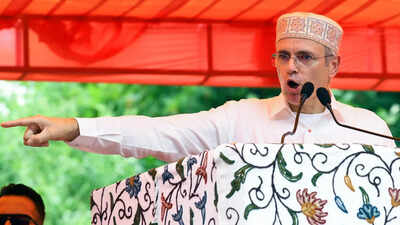 File photo: Jammu & Kashmir chief minister Omar Abdullah Jammu and Kashmir: BJP slaps Rs 100 crore notice on Omar over MLA poaching charge