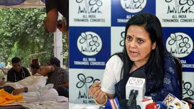 Mahua Moitra's message to Wangchuk (Photo source: X, ANI) 'Don't let BJP change narrative': Mahua Moitra's message to Wangchuk over LoP Rahul Gandhi 's absence from protest