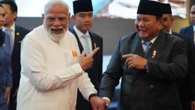 PM Modi praises Indonesian president's 'Indian DNA' remark after he admires India's growth (Image/AP) 'Like to sing & dance to Indian songs': Indonesian president's 'DNA' remark draws praise from PM Modi