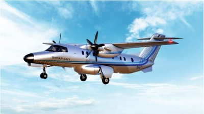 Saras MkII CSIR-NAL completes design of indigenous 19-seater Saras MkII light transport aircraft; minister calls it a 'milestone' in aviation sector