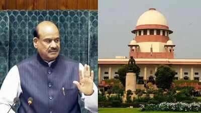 SC issues notice to Om Birla (ANI images) SC issues notice to Lok Sabha Speaker Om Birla against approval of Sena (UBT) MPs' merger with Shinde faction