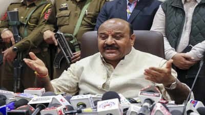 Jammu: Jammu and Kashmir Deputy Chief Minister Surinder Choudhary addresses a press conference, in Jammu. (PTI Photo) NC to stage protest at Jantar Mantar for J&K statehood on July 20: Dy CM Surinder Choudhary