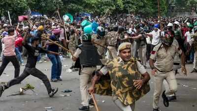 Delhi Police deny use of 'excessive force' 'Illegal gathering': Delhi Police reject claims of 'excessive force' at Jantar Mantar student protest