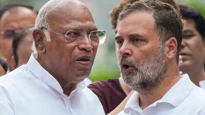 Both Rahul and Kharge have repeatedly questioned Shah’s absence from Parliament, demanding a debate on the Ram temple donation theft BJP to Congress: Let House function, Amit Shah will come