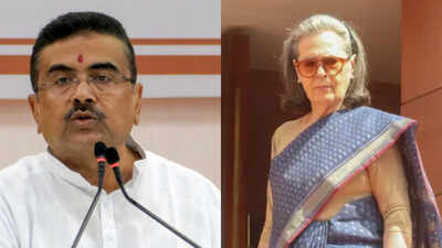 West Bengal Chief Minister Suvendu Adhikari slams Sonia Gandhi ‘Entire Bengal fuming’: Suvendu Adhikari slams Congress' Sonia Gandhi over I-Day Vande Mataram row