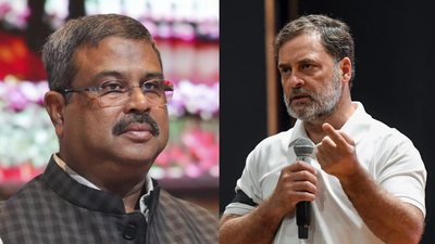 Pradhan slams Rahul over 'selective democracy' Dharmendra Pradhan calls Rahul Gandhi 'habitual liar', takes 'selective democracy' jibe at Congress