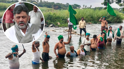 Responding to the growing protests in Karnataka, chief minister DK Shivakumar appealed on Saturday to organisations opposing the release of water to withdraw their proposed agitation. DMK moves SC seeking immediate release of Cauvery water from Karnataka to Tamil Nadu