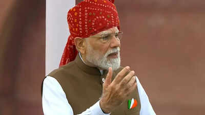 PM Modi delivered his 13th consecutive Independence Day address from the Red Fort. ‘Ireland’s Independence Day?’ Congress mocks PM Modi over Tricolour pocket square