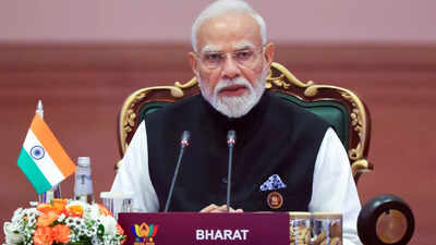 Prime Minister Narendra Modi delivers closing remarks during the BRICS Session on 'Inclusive Global Governance and Strengthening Multilateralism', at the 18th BRICS Summit at Bharat Mandapam in New Delhi 'Zero tolerance' on terror: Brics declaration strongly condemns Pahalgam attack