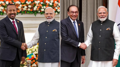 Sources said the talks with Ethiopia and Malaysia marked a new trajectory in India's relations with the two countries PM Modi holds talks with Ethiopia, Malaysia; defence, investment on agenda