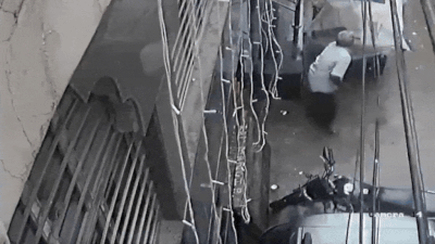 Watch: CCTV captures moment Delhi's Satya Niketan building collapsed, leaving 6 dead