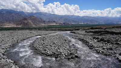 Village head’s appeal drove Ladakh LG’s initiative to tap 90 million litres of glacial water for irrigation Village head's appeal drove Ladakh LG's initiative to tap 90 million litres of glacial water for irrigation