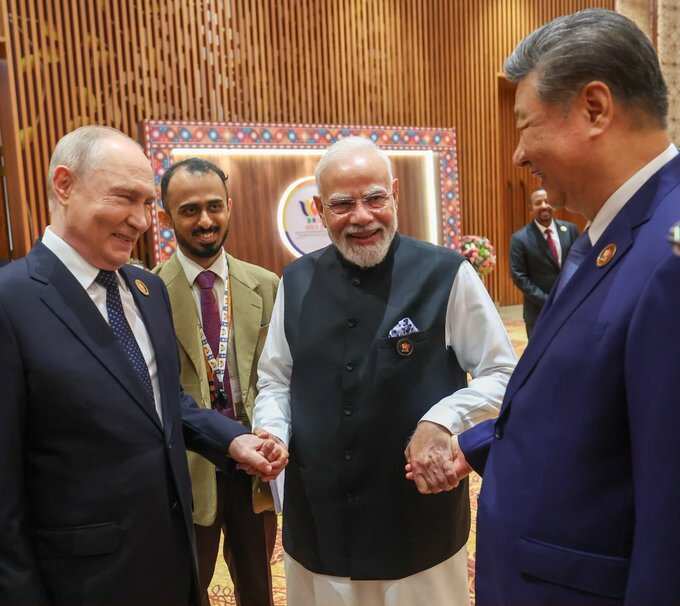 Modi, Xi and Putin at Brics