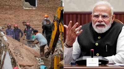 "The collapse of a building at Satya Niketan, Delhi is distressing," said PM Modi. 'Distressing': PM Modi expresses grief over Delhi PG collapse, assures support for affected