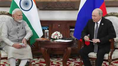 "Time to move away from endless war to end of war": PM Modi tells Russian Prez Putin on sidelines of SCO summit Not the era of war to end of war: PM Modi reiterates peace message to Putin