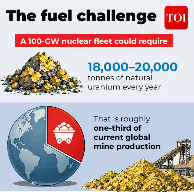 The uranium requirement