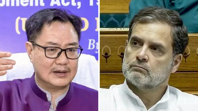 'Why bring BJP into this?' Rijiju slams Rahul for targeting Shah over Manipuri musician's murder